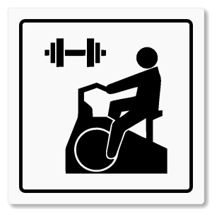 Fitness, 148x148mm, bílá, Arizona